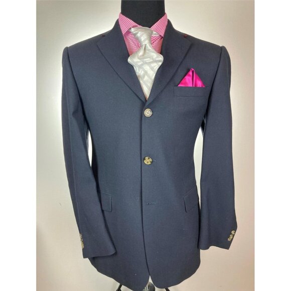 Burberry London 3Btn Navy "Bond Street" Mens Blazer Jacket 40 R e50